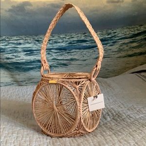 Anthropologie Wicker purse